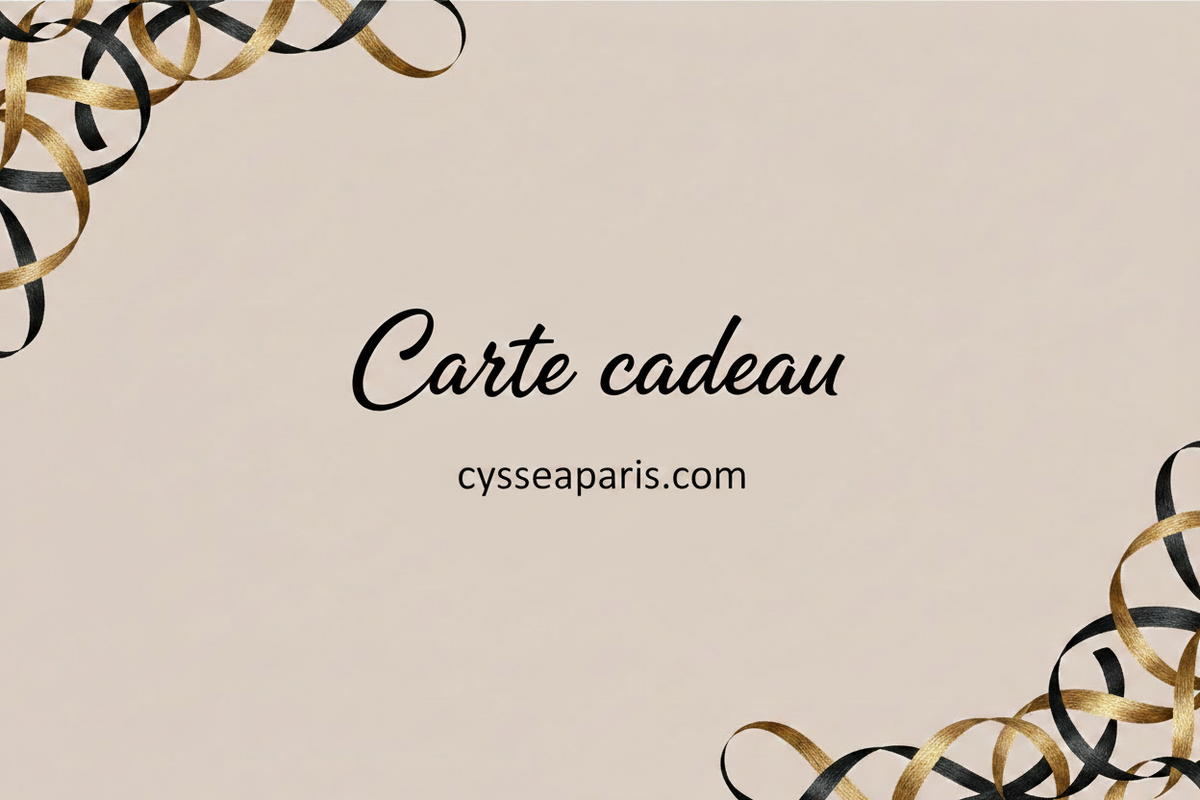 Carte-cadeau Cysséa Paris, à offrir pour un rituel de soin intime naturel (25€ à 100€)