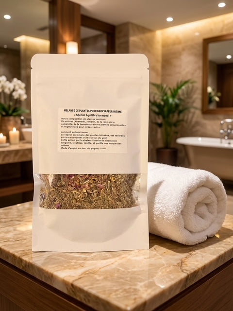 Mélange de plantes pour bain vapeur intime Yoni Steam, Cysséa Paris